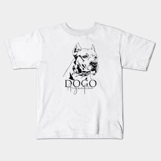 Proud Dogo Argentino dog portrait gift Kids T-Shirt